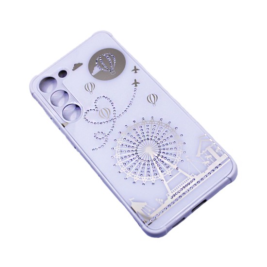 Capa Duro Designer para Samsung Galaxy S23 Plus Branco